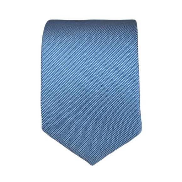 Hugo Boss Other - HUGO BOSS Blue Striped Silk Tie ITALY 60"/ 3.4" EC